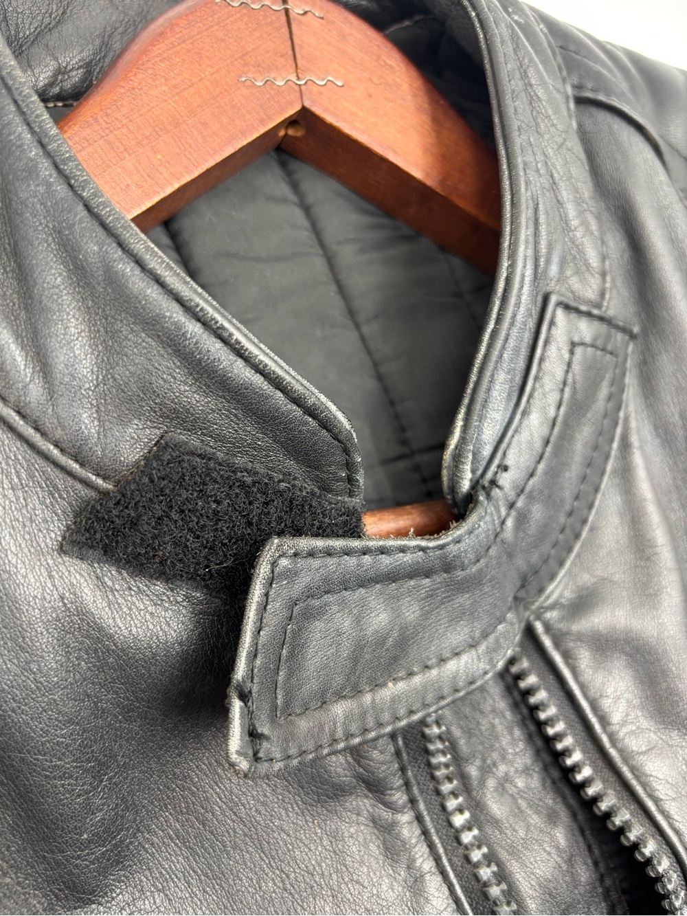 Hein Gericke Vintage Black Leather Motorcycle Mens Jacket - with liner SZ 40 - Picture 4 of 15